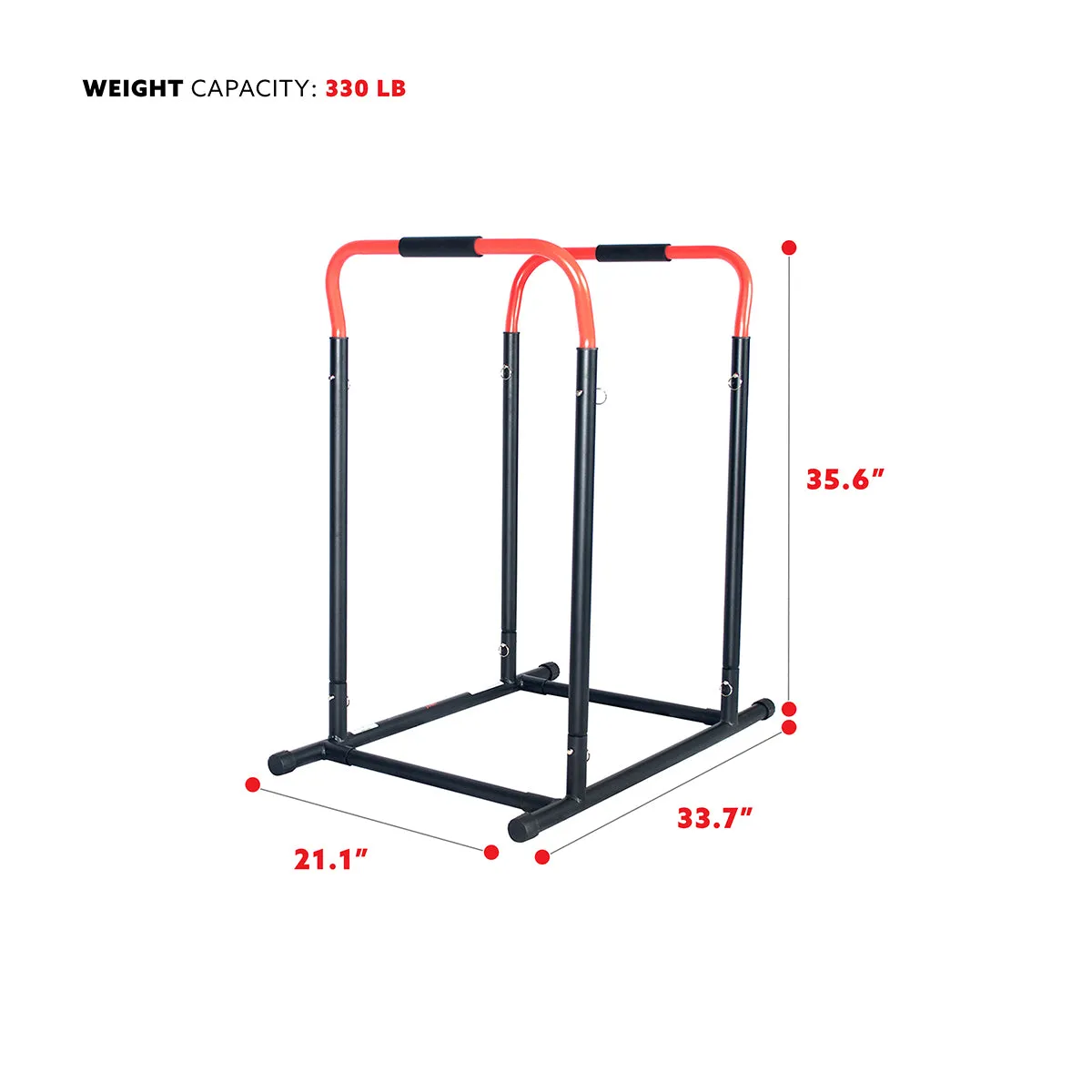3 Levels Adjustable Dip Station