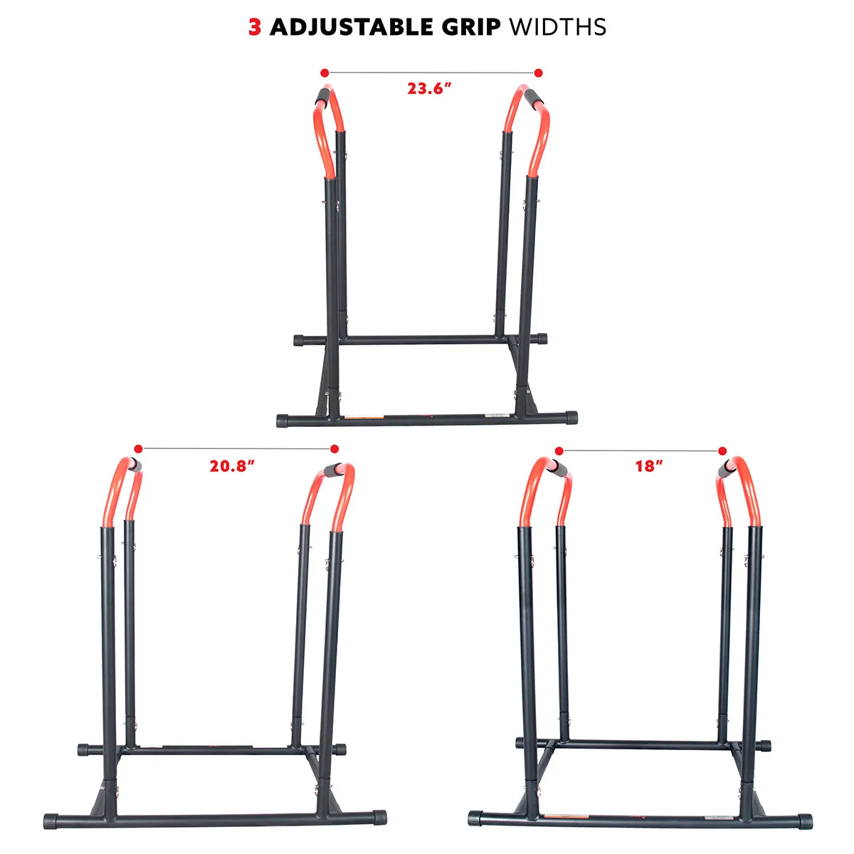 3 Levels Adjustable Dip Station