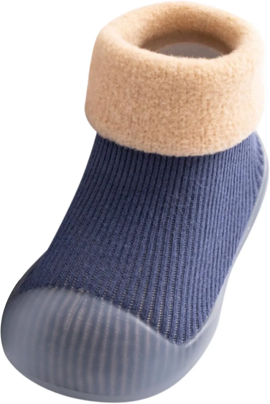 Baby Sock Shoes,Baby Boys Girls Slipper Soft Rubber Socks Shoes Sole Solid Toddler Kids Knit Stocking Warm Baby Shoes