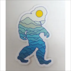 Bigfoot Mountains Weather Resistant Sticker