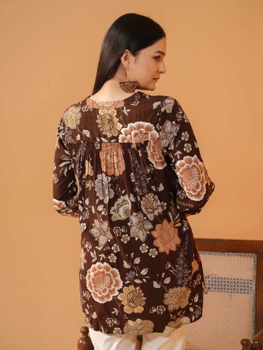 Bold Floral Foil Print