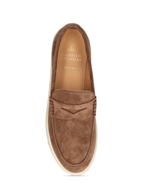 Brunello Cucinelli   Suede loafers 