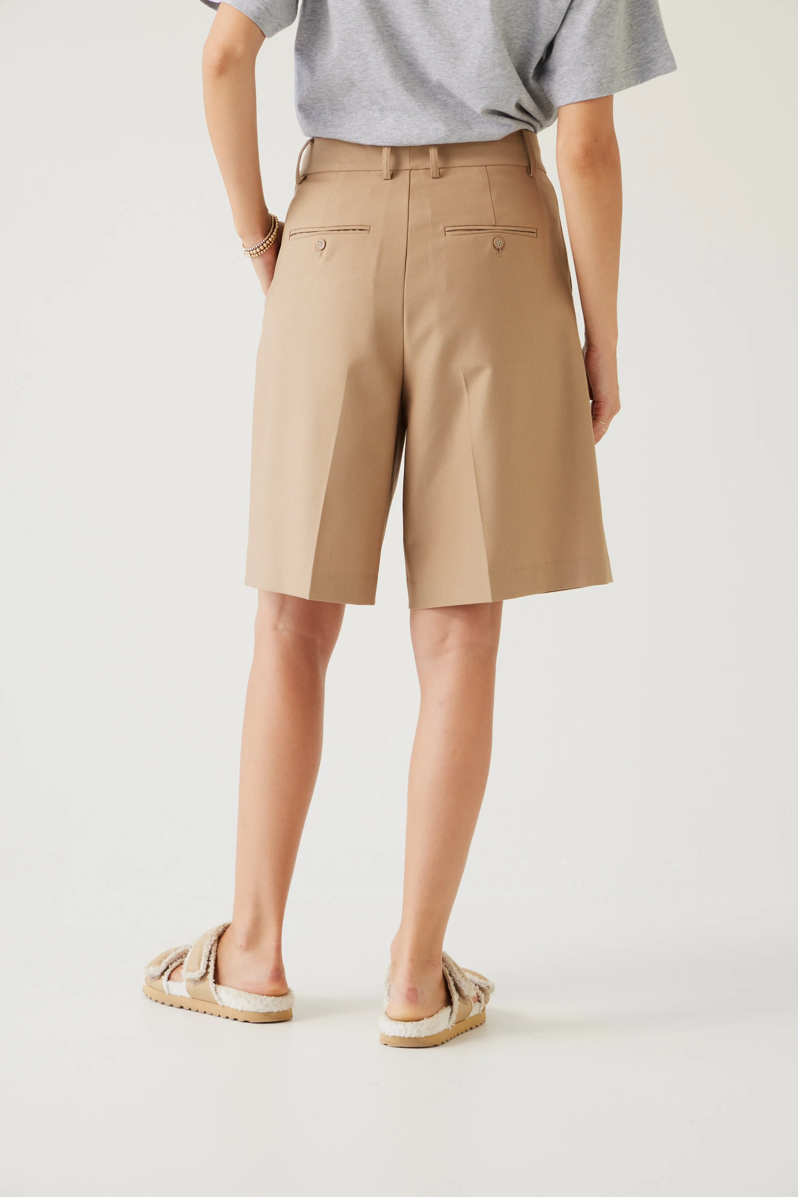 Court Shorts | Sand Beige