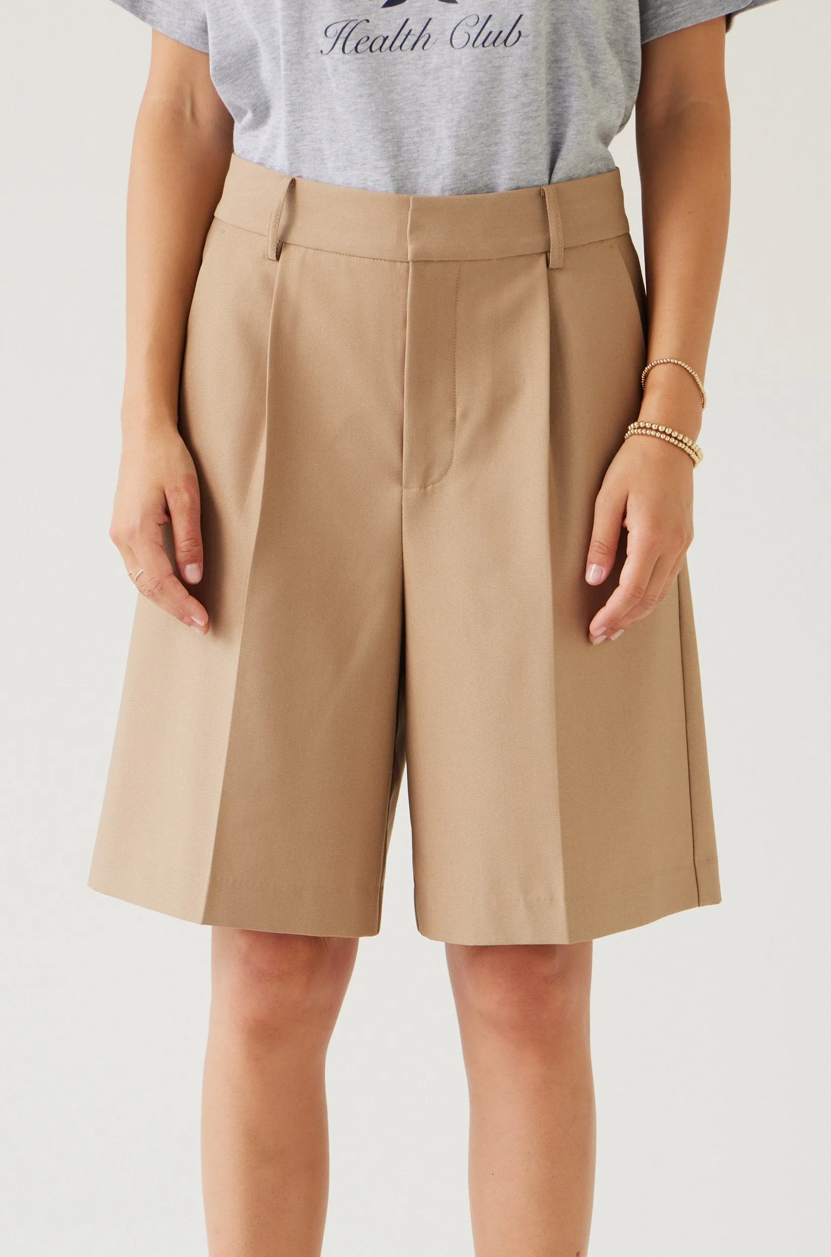 Court Shorts | Sand Beige
