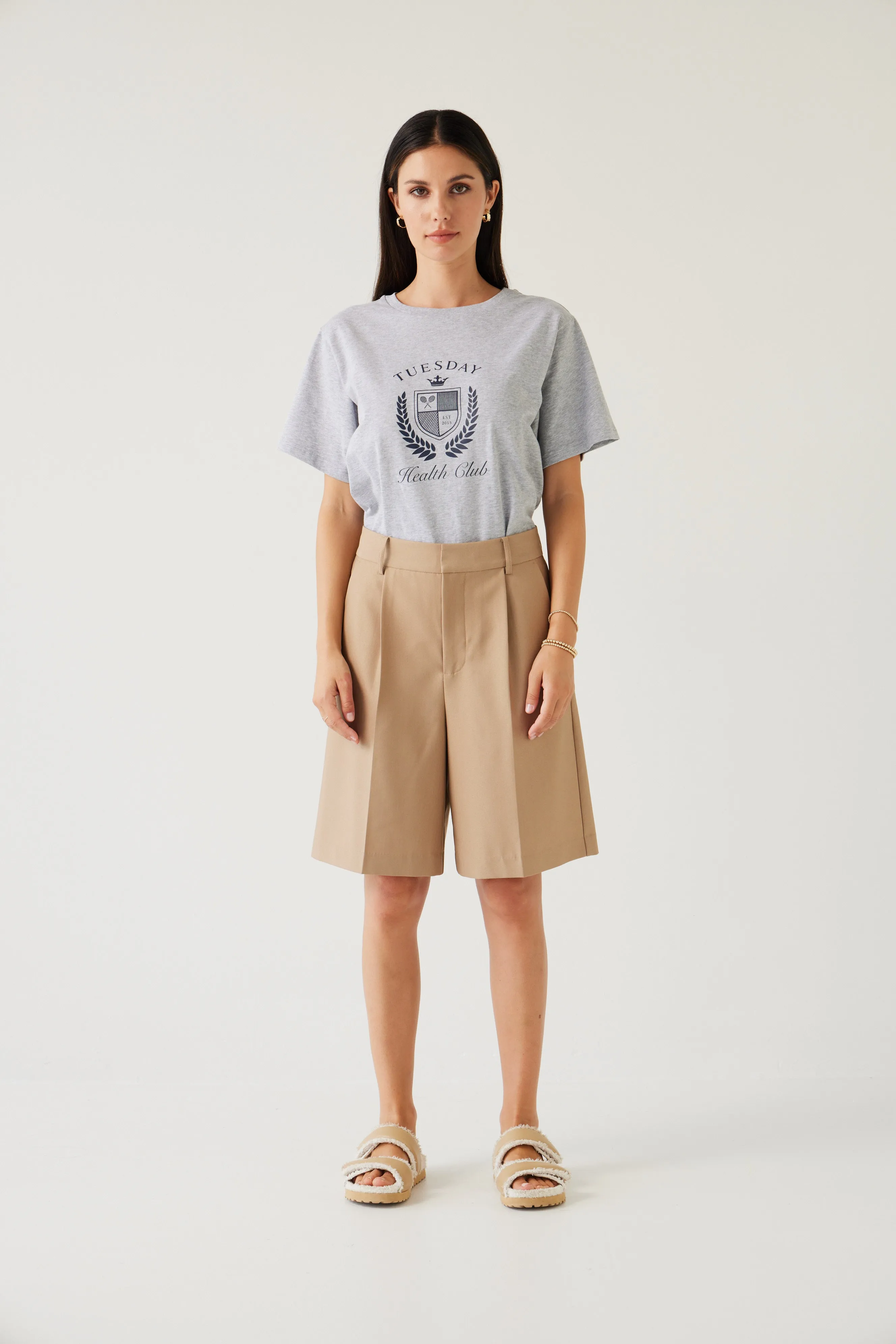 Court Shorts | Sand Beige