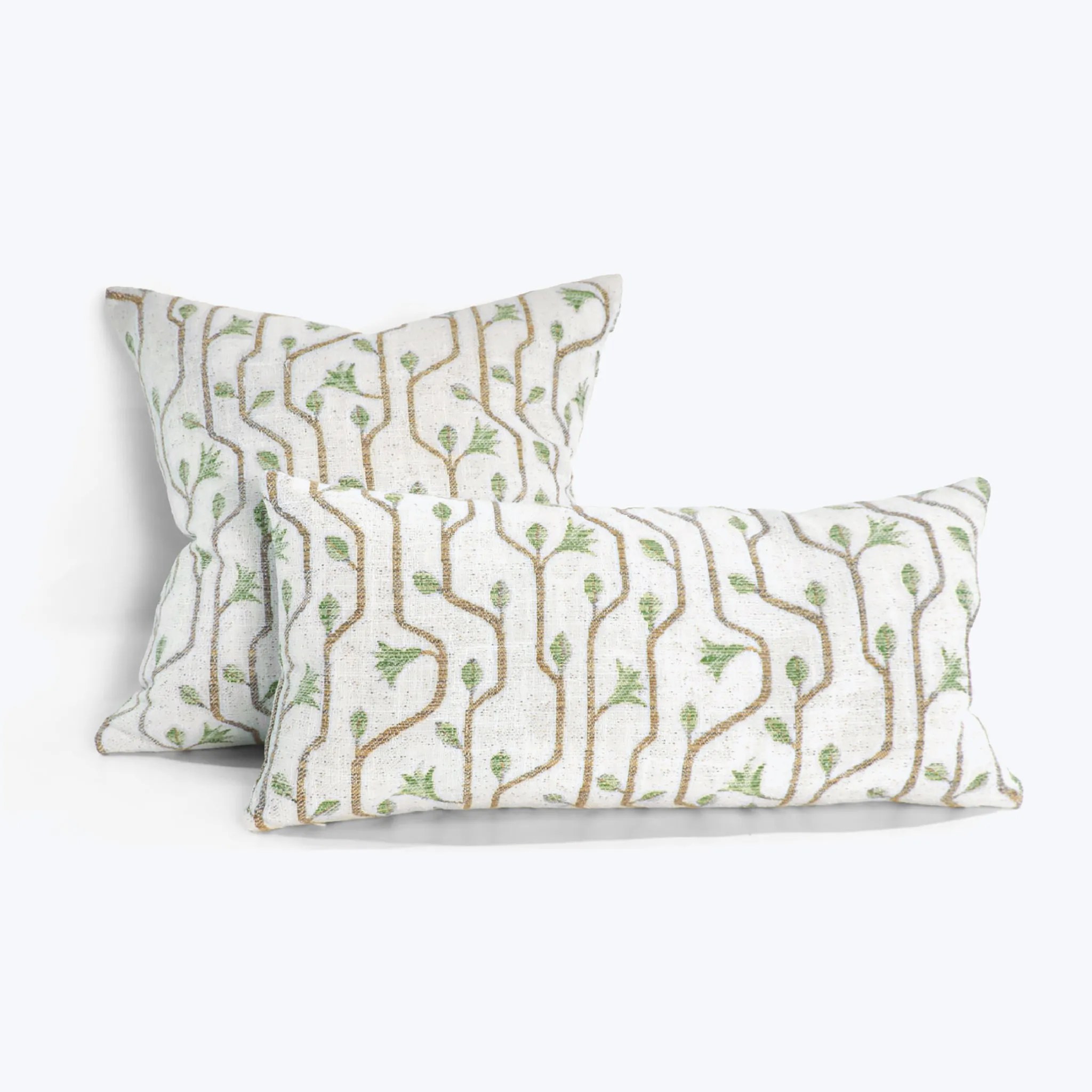 Craftsman Indoor/Outdoor Lumbar Pillow, Avocado