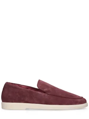 Frescobol Carioca   Miguel suede loafers 