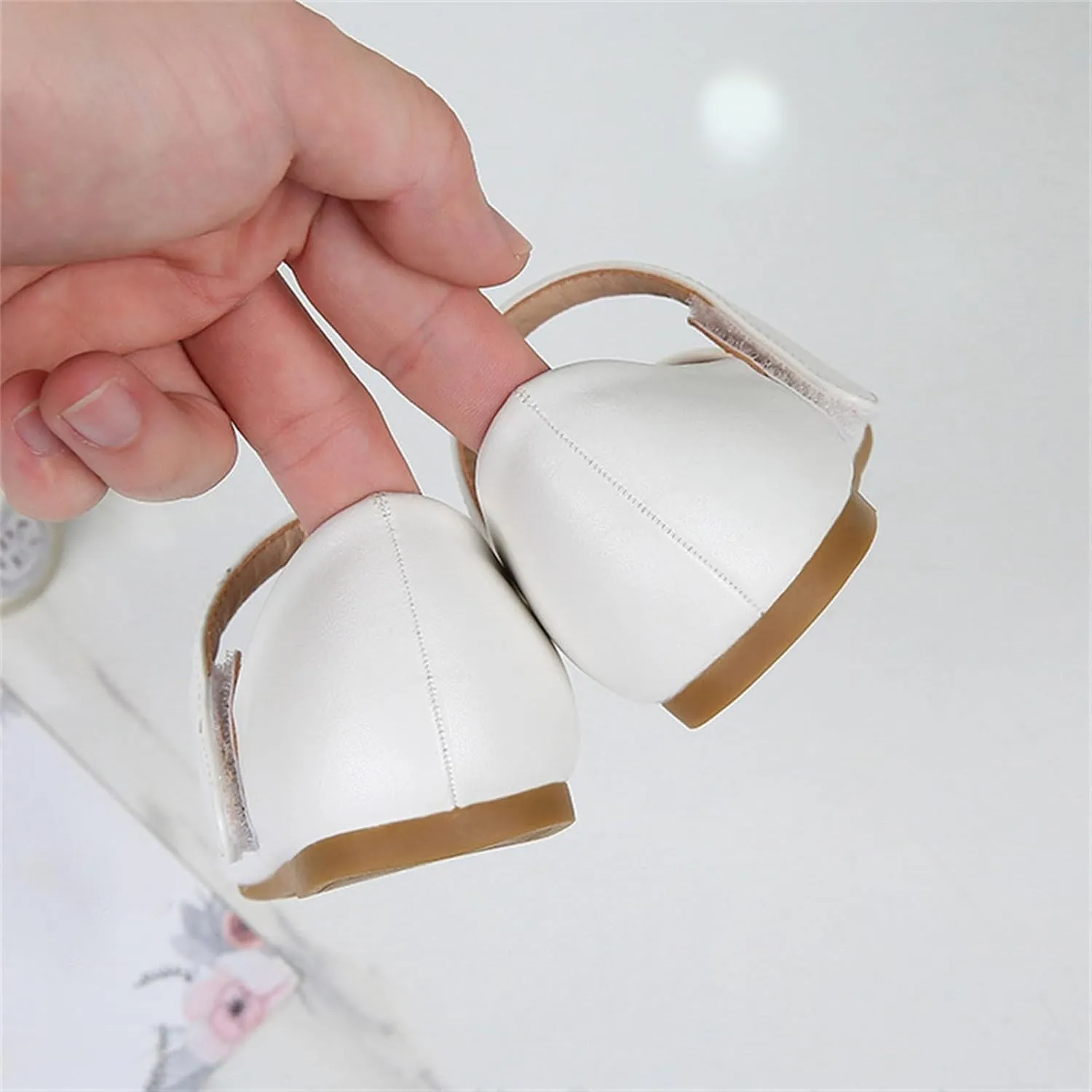 Girls Dress Shoes Patent Leather Ballet Flats Wedding Party School Uniform Shoes Little Girls Flower Girl Shoes