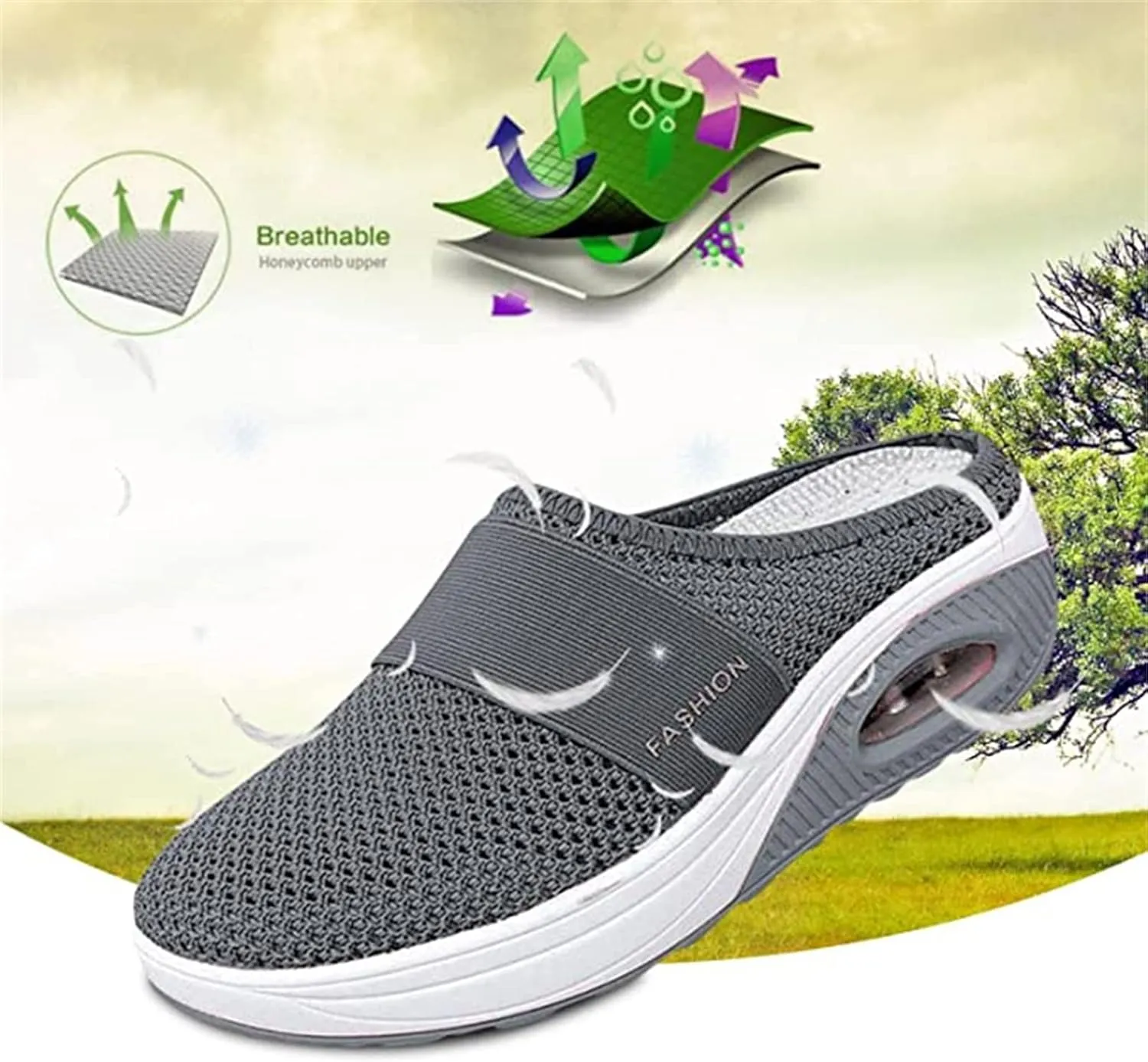 Ladmiple Sneakers For Women Walking Shoes Arch Support Fashion Slip On Comfortable Dressy Casual Summer Flats Loafers