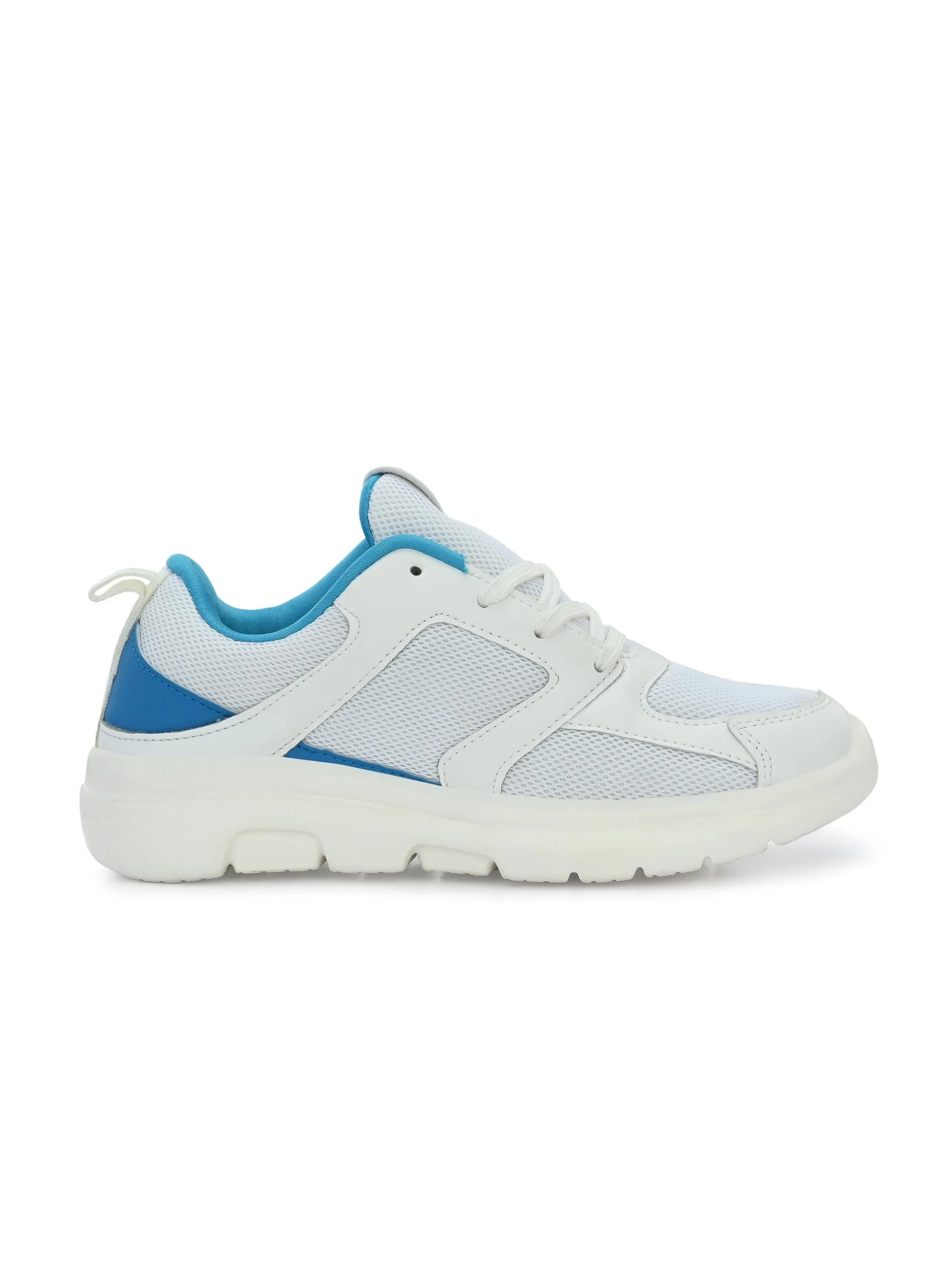 OFF LIMITS Girl's NIX JR Running Shoes, White/Blue, 1