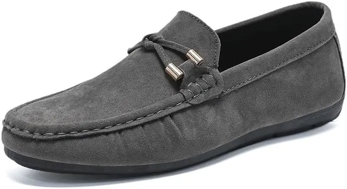 Spring Italian Luxury Designer Brand Suede Leather Shoes Business Office Dress Shoes for Man Brown Nightclub Party Loafers Man