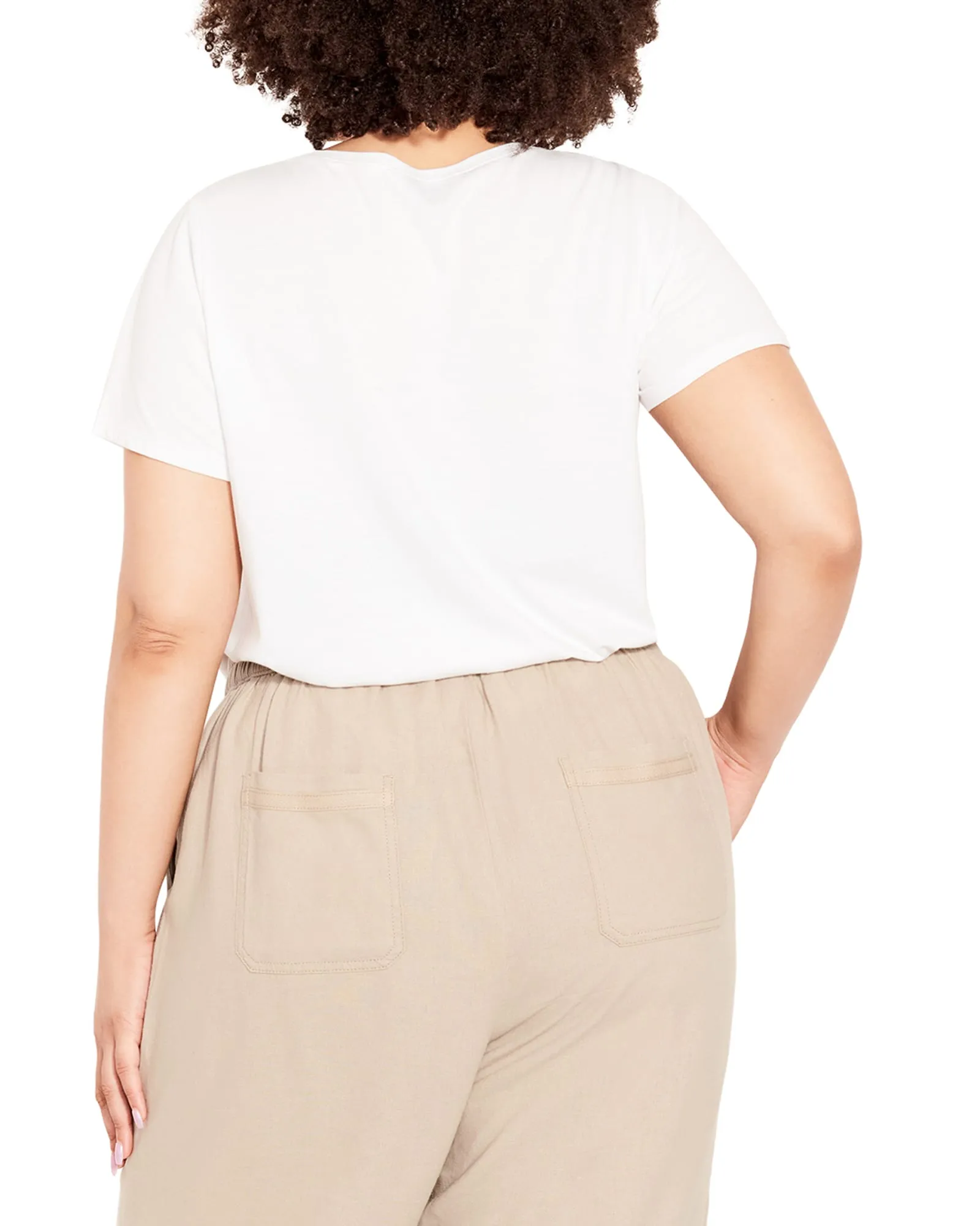 Sydney Cropped Linen Pant | Stone