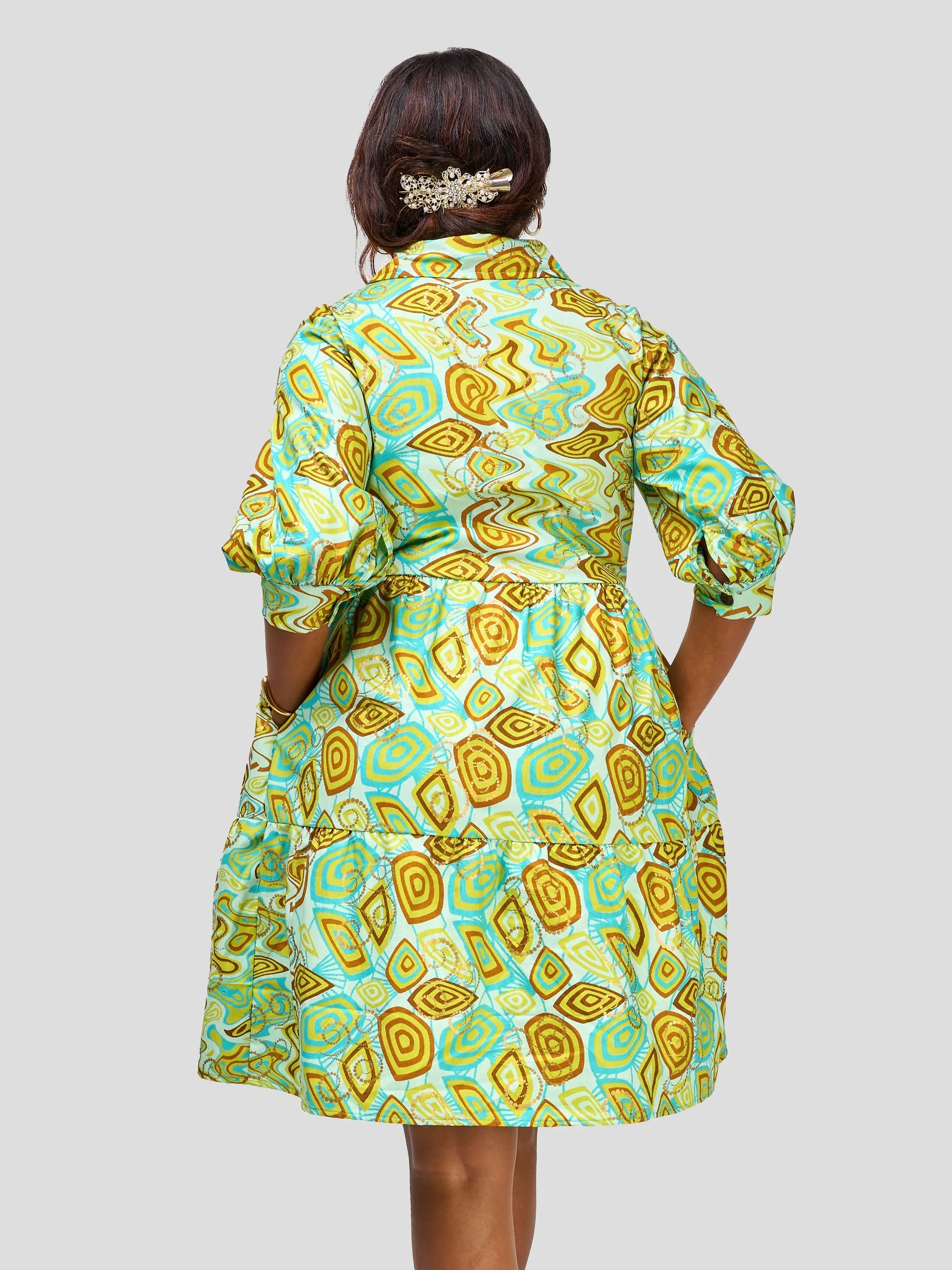 Vivo Tiered Shirt Dress - Isiolo