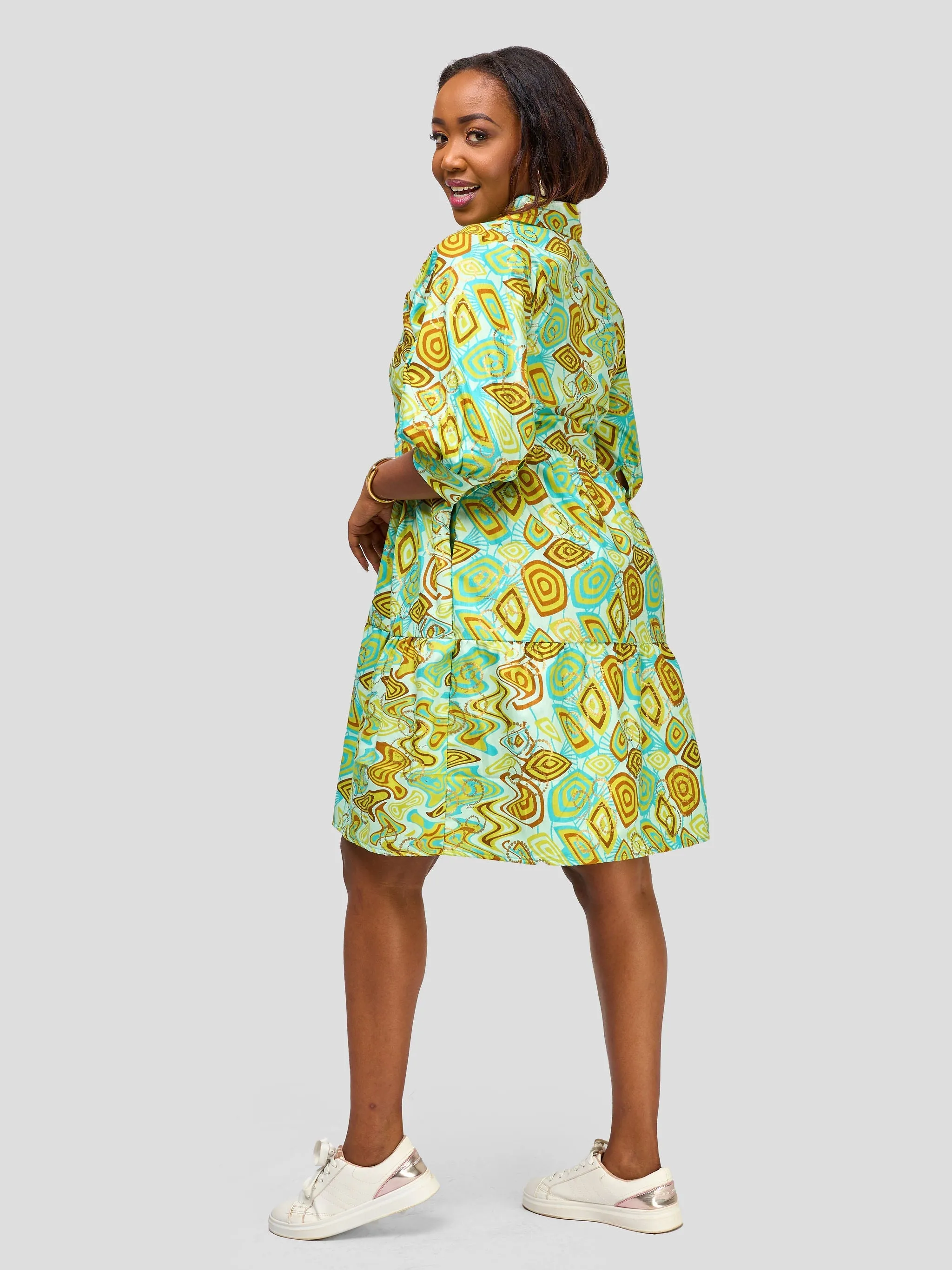 Vivo Tiered Shirt Dress - Isiolo