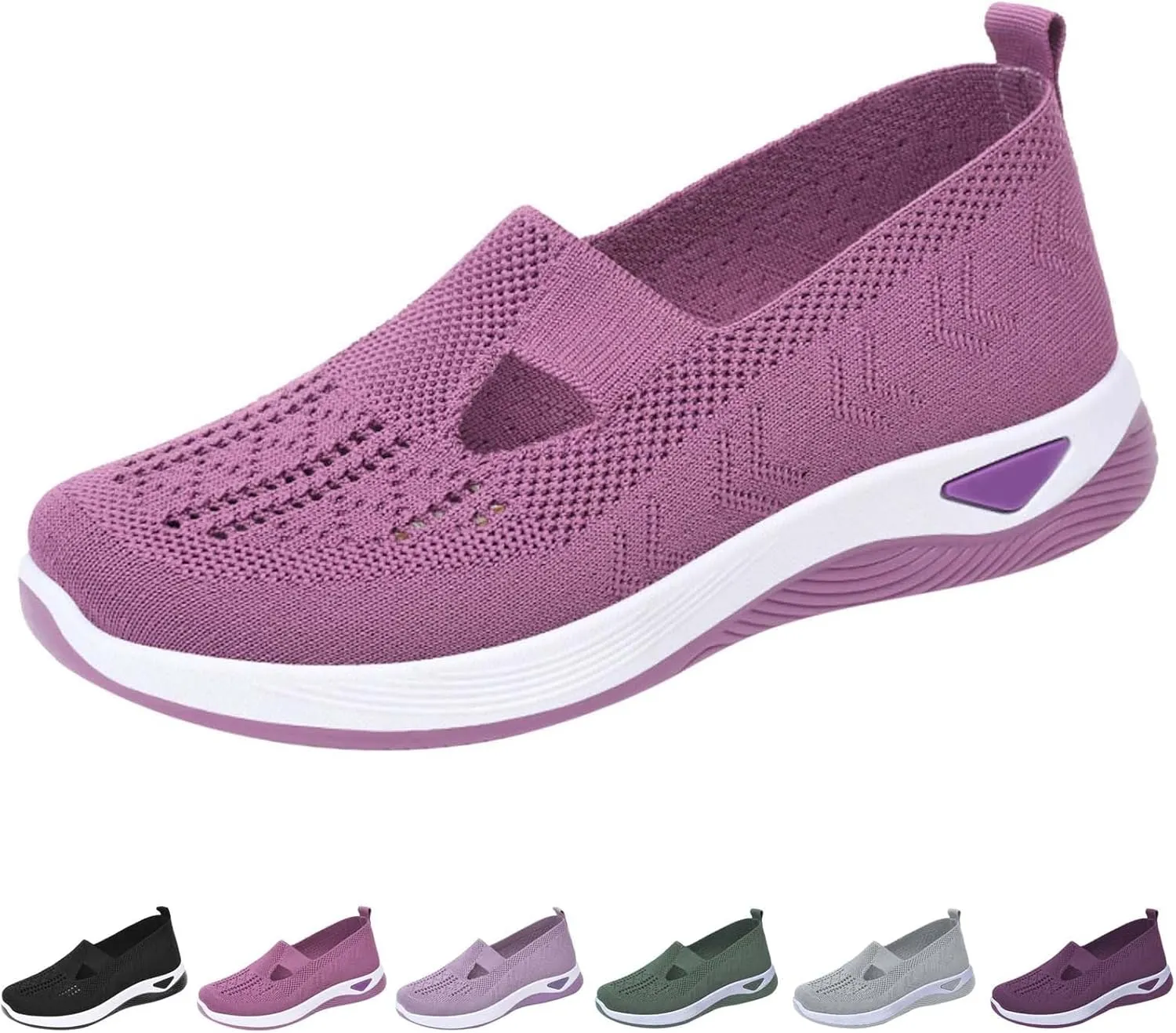 Women Walking Shoes Sock Sneakers Slip-On Breath Mens Tennis Shoes Fashion Women's Shoes Casual Men's Fashion Sneakers Red Tennis Shoe White Loafers