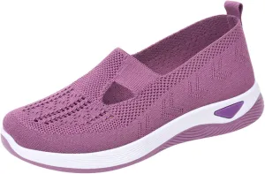 Women Walking Shoes Sock Sneakers Slip-On Breath Mens Tennis Shoes Fashion Women's Shoes Casual Men's Fashion Sneakers Red Tennis Shoe White Loafers