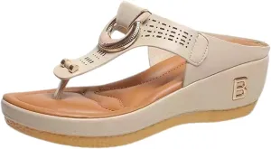 Women's Wedges Are Casual And Platform Soles Can Be Worn Over Sandals Most Comfortable Sandal