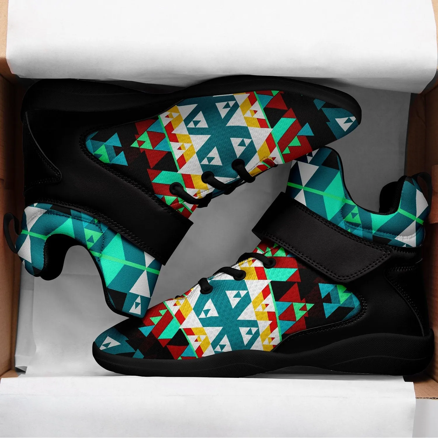 Writing on Stone Wheel Ipottaa Basketball / Sport High Top Shoes