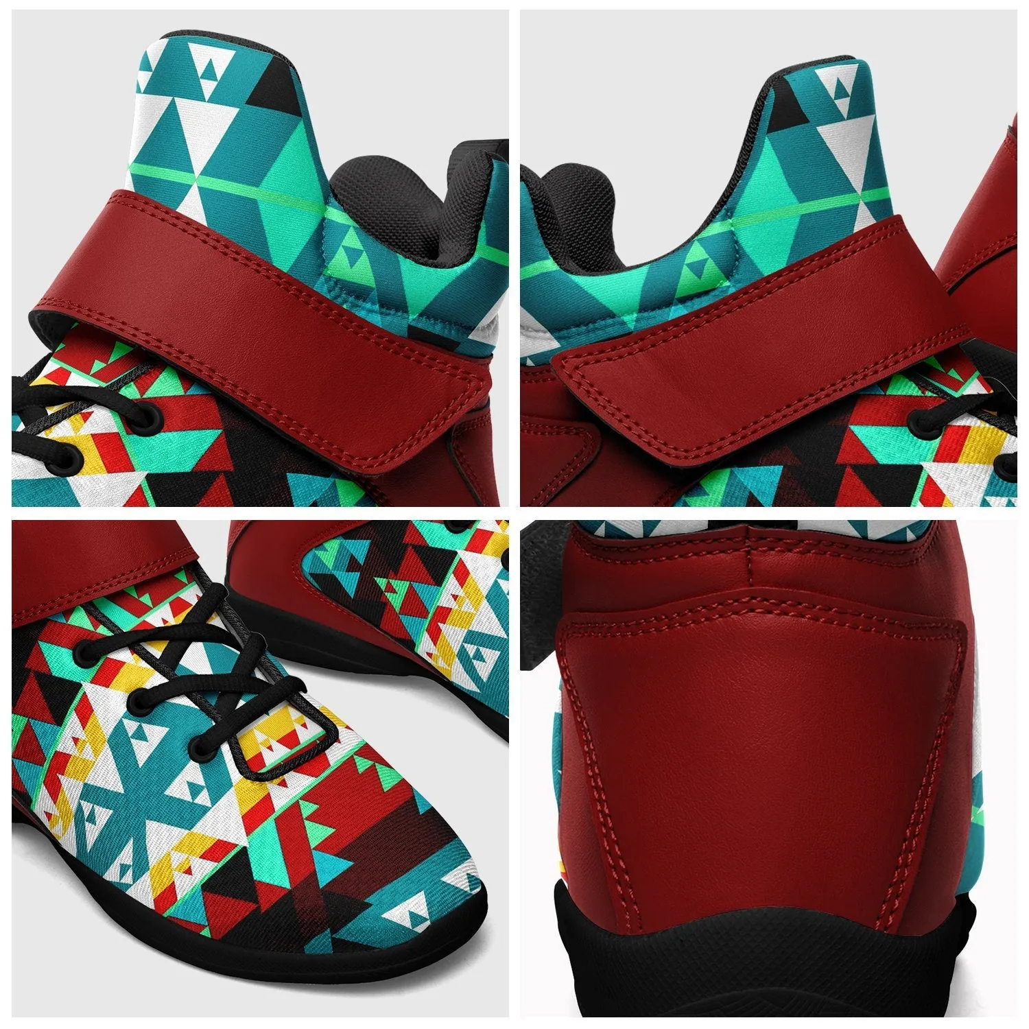 Writing on Stone Wheel Ipottaa Basketball / Sport High Top Shoes