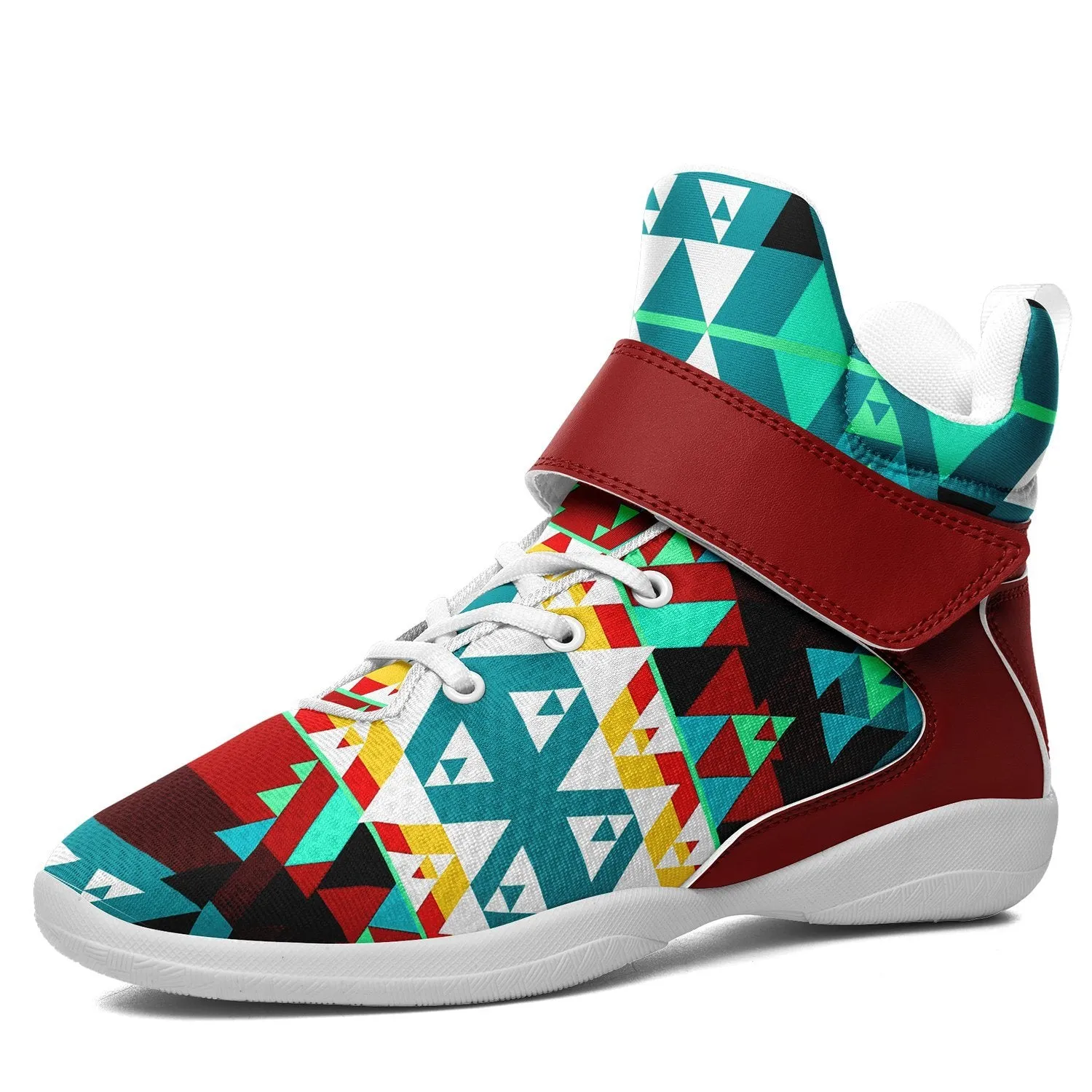 Writing on Stone Wheel Ipottaa Basketball / Sport High Top Shoes