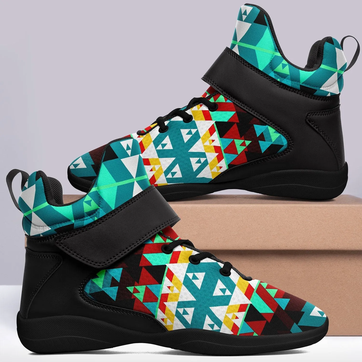 Writing on Stone Wheel Ipottaa Basketball / Sport High Top Shoes