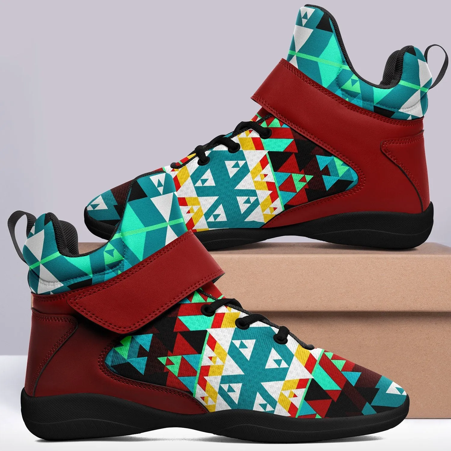 Writing on Stone Wheel Ipottaa Basketball / Sport High Top Shoes
