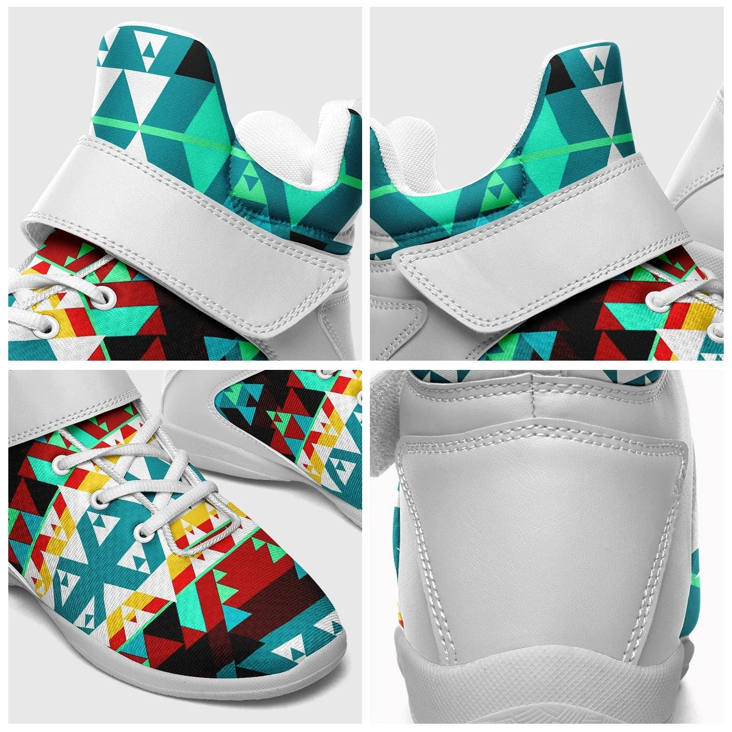 Writing on Stone Wheel Ipottaa Basketball / Sport High Top Shoes
