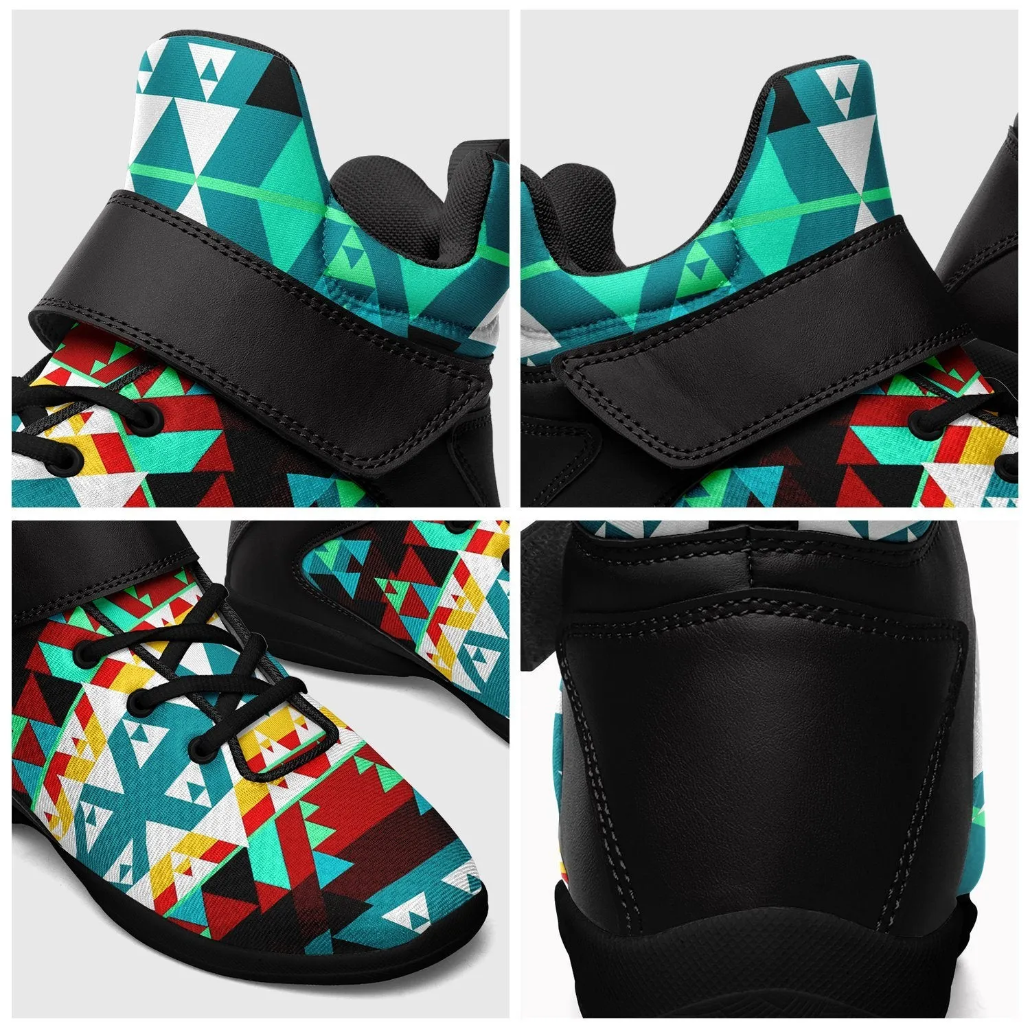 Writing on Stone Wheel Ipottaa Basketball / Sport High Top Shoes