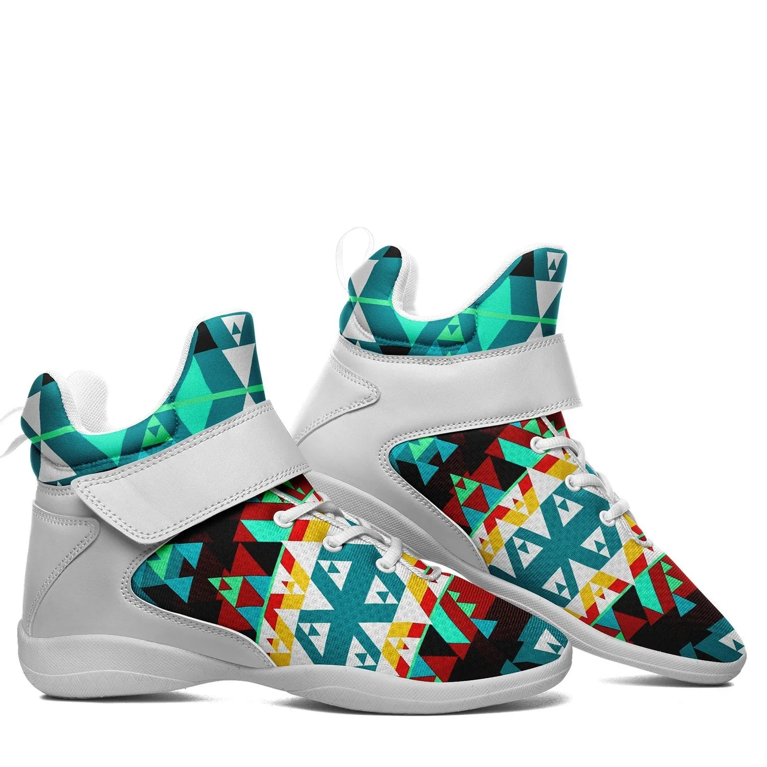 Writing on Stone Wheel Ipottaa Basketball / Sport High Top Shoes