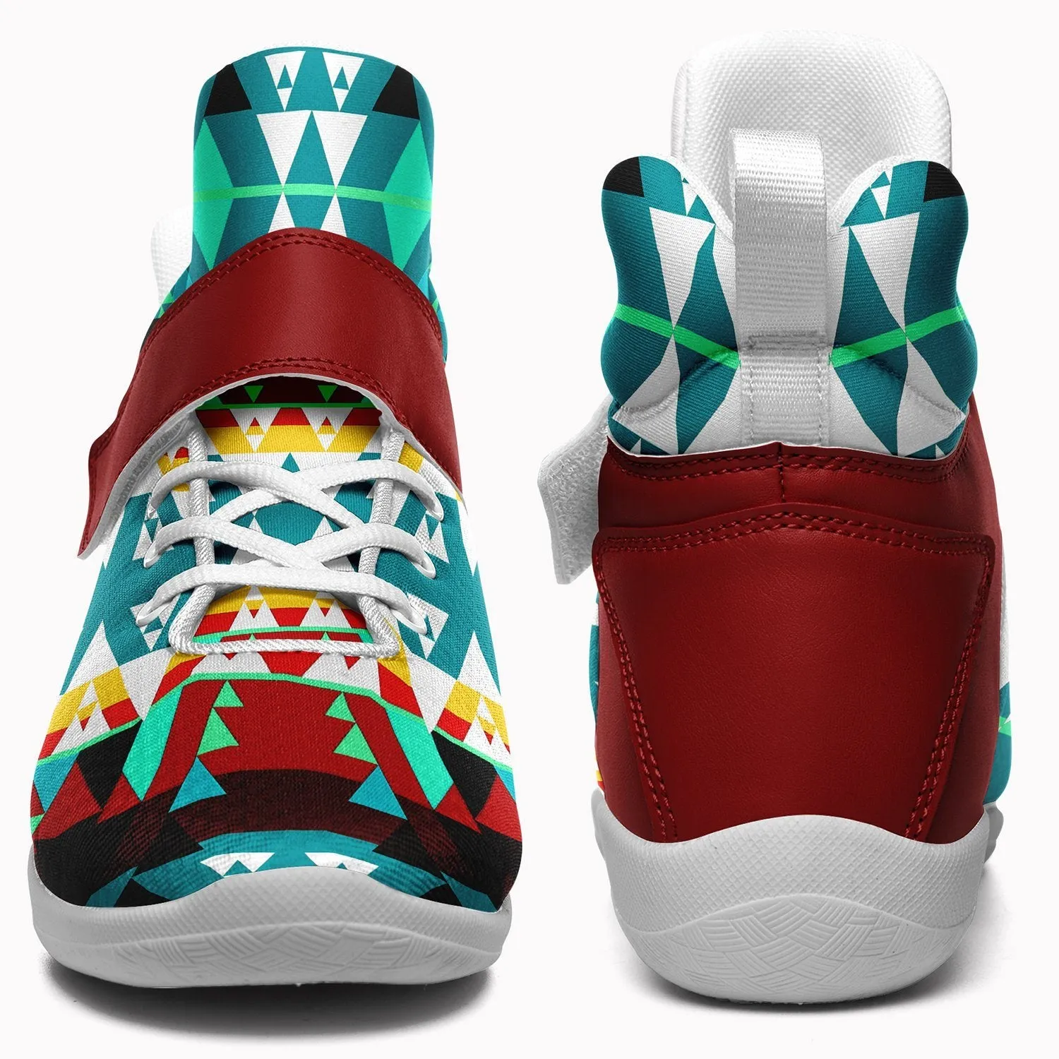 Writing on Stone Wheel Ipottaa Basketball / Sport High Top Shoes