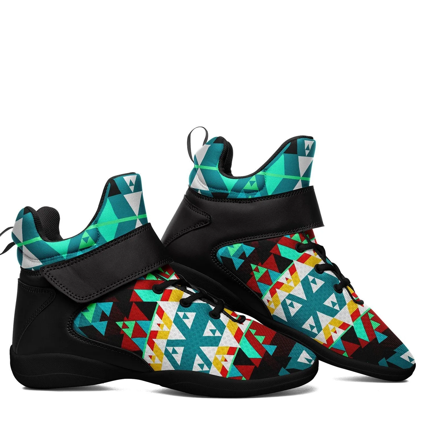 Writing on Stone Wheel Ipottaa Basketball / Sport High Top Shoes
