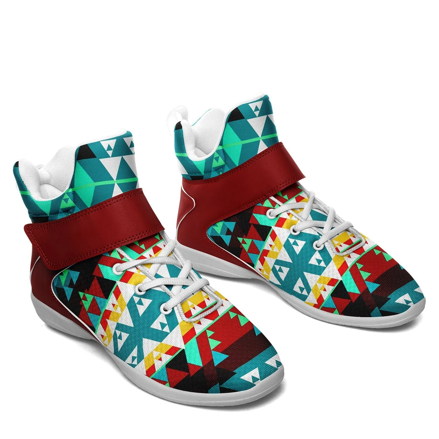 Writing on Stone Wheel Ipottaa Basketball / Sport High Top Shoes