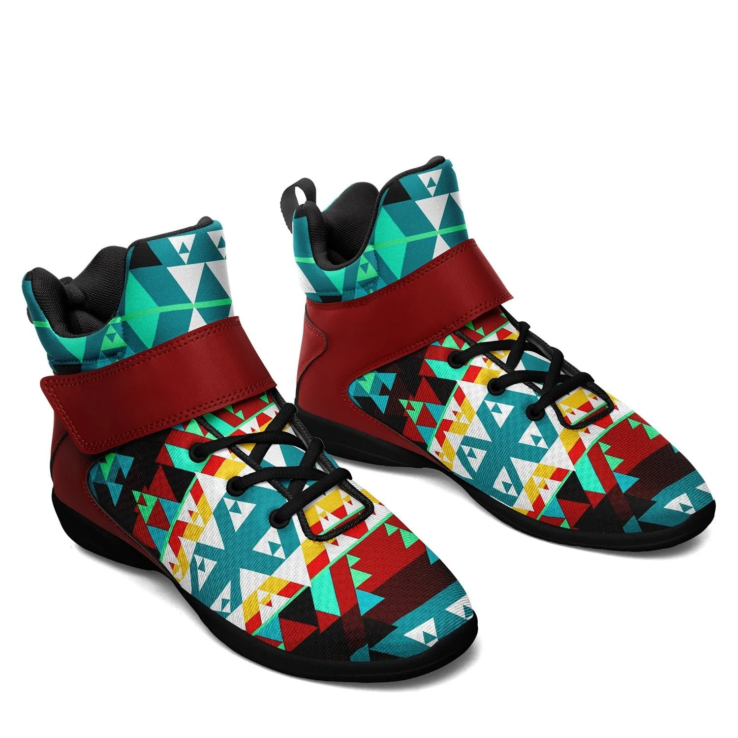 Writing on Stone Wheel Ipottaa Basketball / Sport High Top Shoes